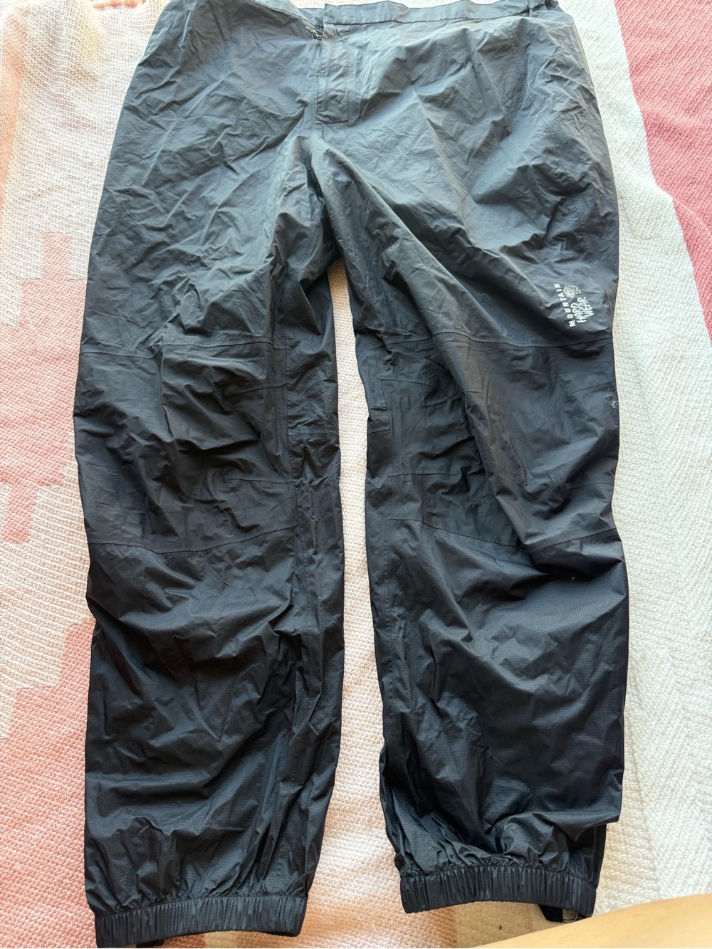 Mountain Hardwear Men's Black Waterproof Jogger Pants